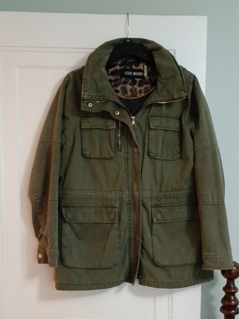 Steve Madden Women's Olive Green Utility Jacket
